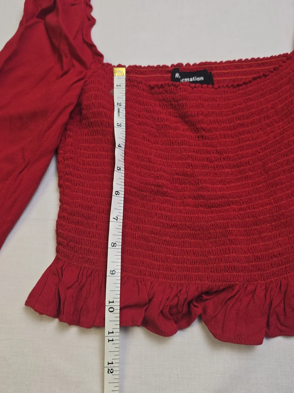 Reformation smocked square